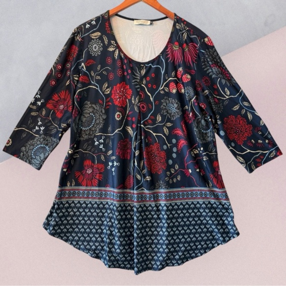 Women’s BAISHENG GT Floral Blouse Size 2XL